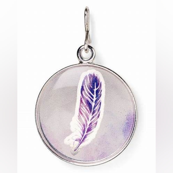 NWT, Alex and Ani Art Infusion Feather Charm - Picture 7 of 10